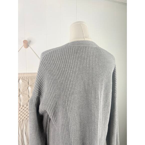 Hudson Gray Cardigan Sweater Size Small Chunky Knit Button Up - Picture 6 of 7